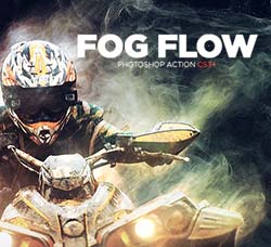 极品PS动作－烟雾流影：Fog Flow Photoshop Action CS3+